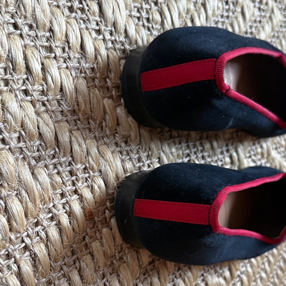 Stubbs & Wootton Black and Red Loafers - Picture 7 of 8